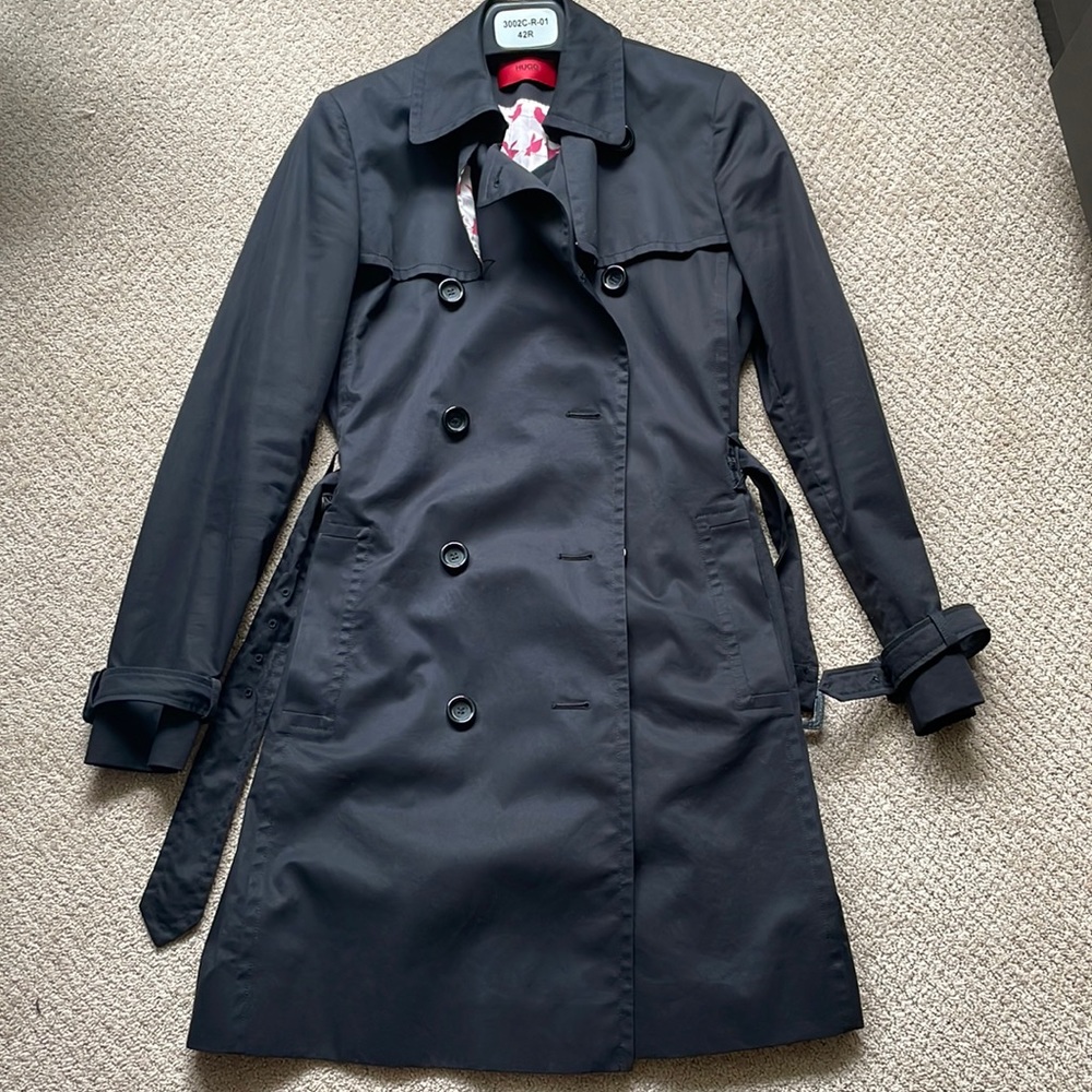 Hugo Boss trench coat size 6
